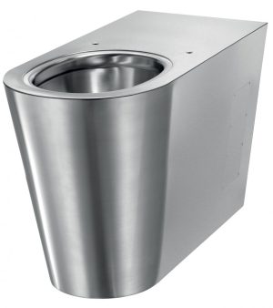 Gulvstående rustfritt toalett – HC modell