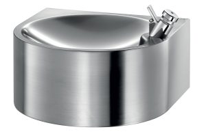 Rustfri drikkefontene for veggmontering